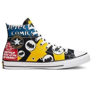 Converse Batman Robin All Star 80th Anniversary High Top Sneakers, Size 10, NWOT